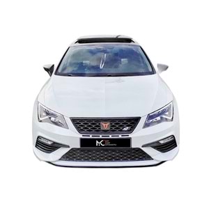 Seat Leon Mk3 FL 2017+ - Tampon Ek/Ön, Dynamic Stil, İşlem Yapılmamış Ham Ürün Yüzeyi, Vakum