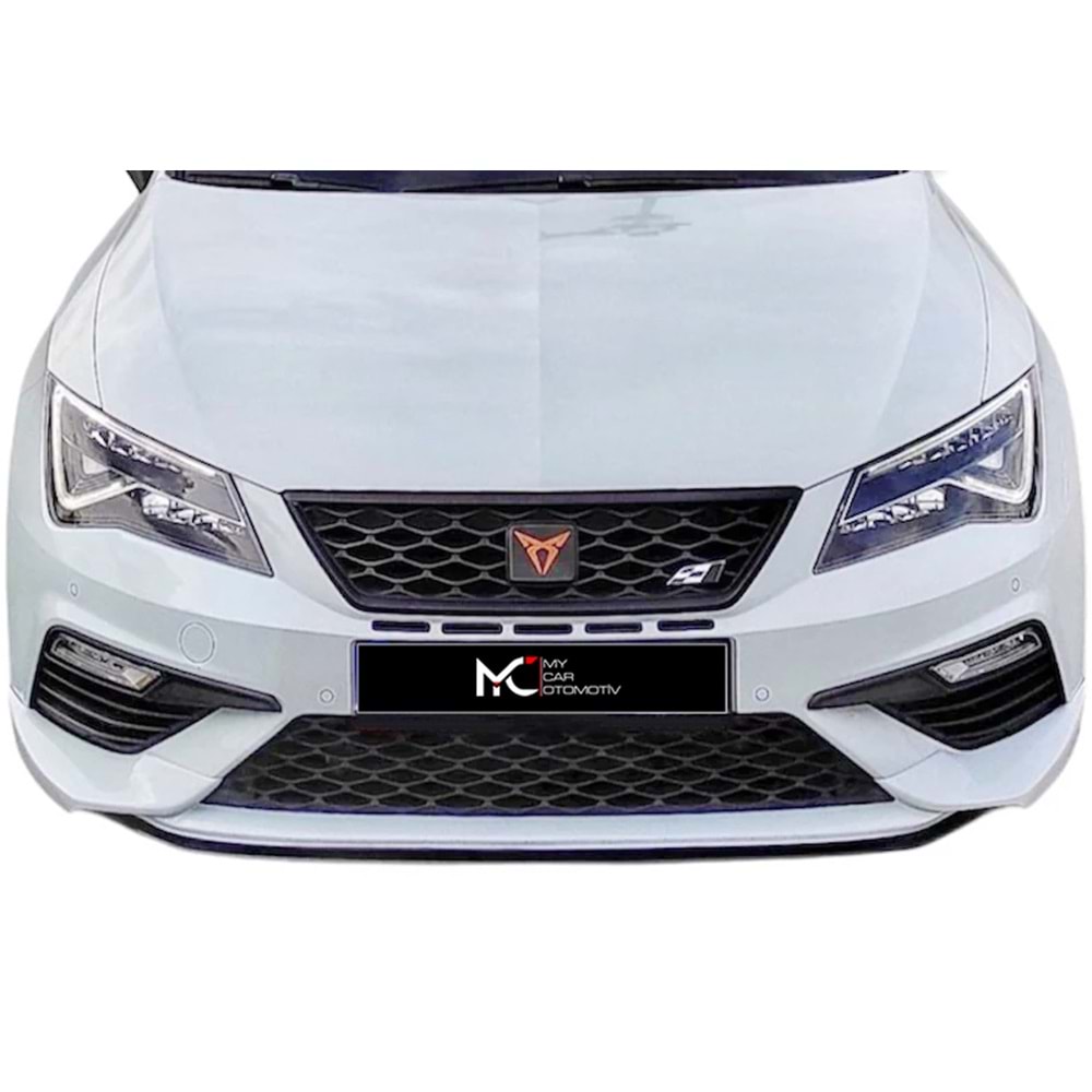 Seat Leon Mk3 FL 2017+ - Tampon Ek/Ön, Dynamic Stil, İşlem Yapılmamış Ham Ürün Yüzeyi, Vakum