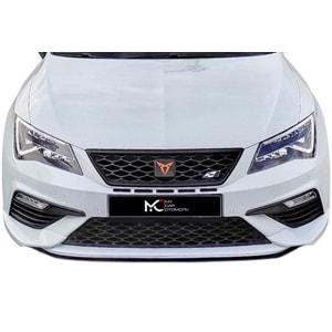 Seat Leon Mk3 FL 2017+ - Tampon Ek/Ön, Dynamic Stil, İşlem Yapılmamış Ham Ürün Yüzeyi, Vakum