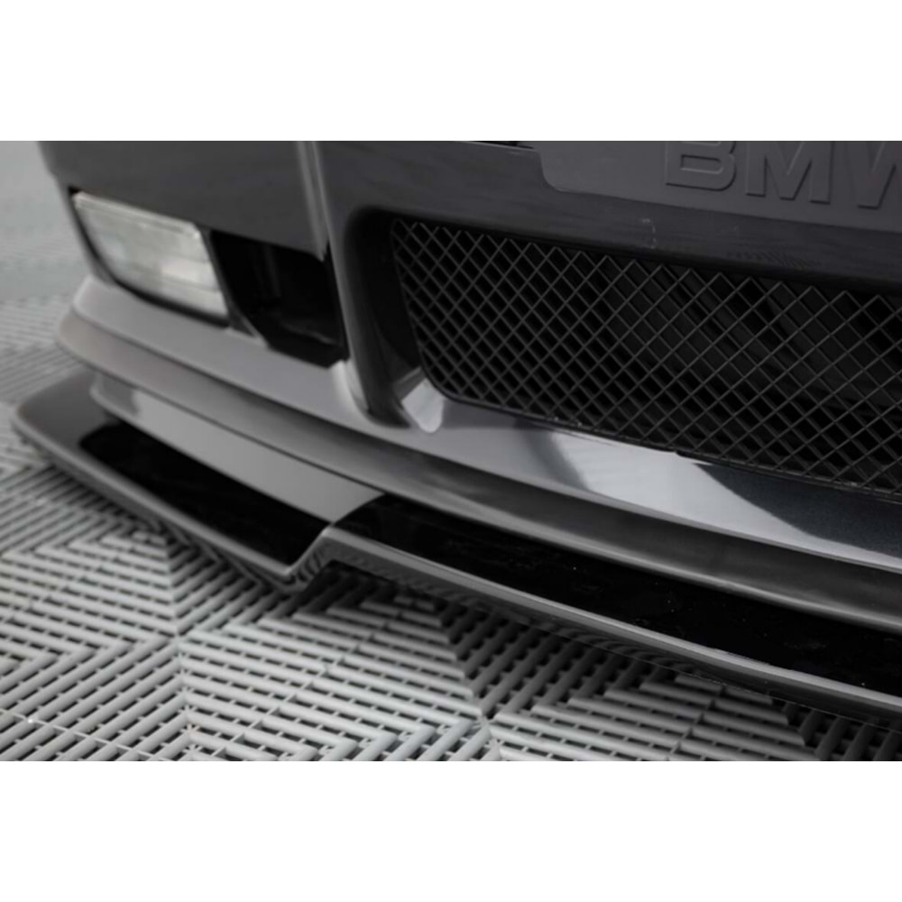 BMW E36 1990+ - Tampon Lipi/Ön, B Plus M3 GTR Stil, Piano Black Ürün Yüzeyi, Vakum