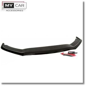 VW Scirocco Mk3 2008+ - Tampon Lipi/Ön, B Plus R V1 Stil, Piano Black Ürün Yüzeyi, Vakum