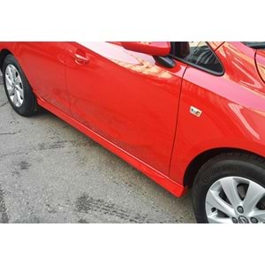 Opel Corsa E 2014+ - Marşpiyel Lipi/Yan, OPC Line V1 Stil, İşlem Yapılmamış Ham Ürün Yüzeyi, Vakum, Set