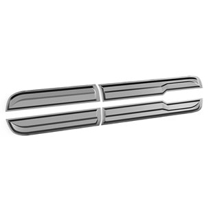 Ford Ranger T7 2022+ - Kapı Kaplaması/Üst, A Plus Sport V1 Stil, Mat Siyah Ürün Yüzeyi, Vakum, Set