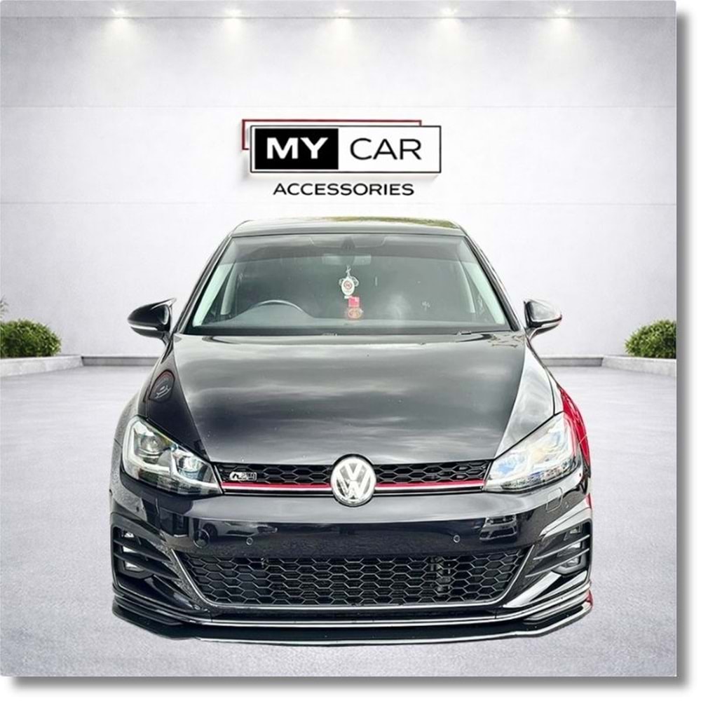 VW Golf Mk7 2012+ - Body Kit/Tampon Ön, GTI Stil, Pnjr., İşlem Yapılmamış Ham Ürün Yüzeyi, PP, Set