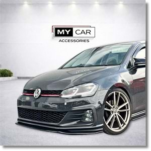VW Golf Mk7 2012+ - Body Kit/Tampon Ön, GTI Stil, Pnjr., İşlem Yapılmamış Ham Ürün Yüzeyi, PP, Set