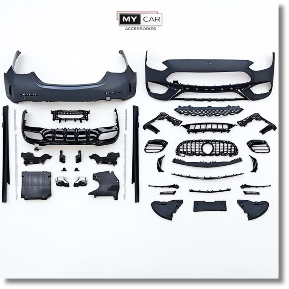 M. Benz W206 2021+ - Body Kit/Set, AMG C63S V1 Stil, Pnjr., E. Ucu, İşlem Yapılmamış Ham Ürün Yüzeyi, PU, Set