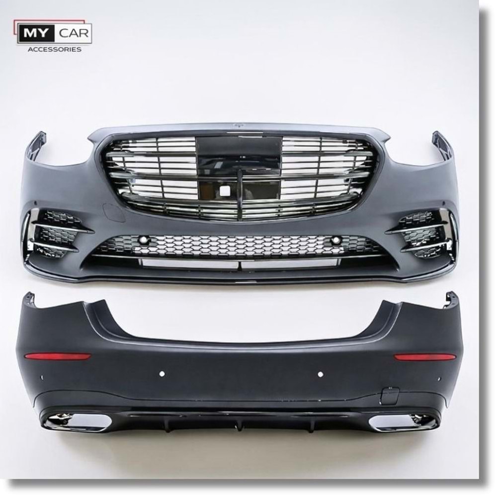 M. Benz W223 2020+ - Body Kit/Set, S450 AMG V1 Stil, Pnjr., PCD, İşlem Yapılmamış Ham Ürün Yüzeyi, PU, Set