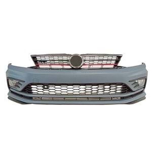VW Jetta Mk6 FL 2014+ - Tampon/Ön, GLI Stil Chn., Pnjr., İşlem Yapılmamış Ham Ürün Yüzeyi, Set, ABS