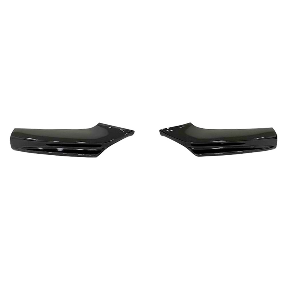 BMW F10 2010+ - Tampon Flap/Ön, B Plus M Performance V1 Stil, Piano Black, Vakum, Set