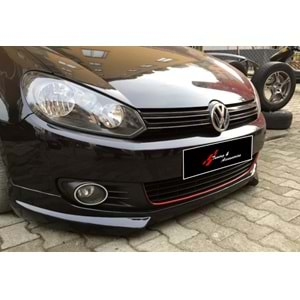 VW Golf Mk6 2008+ - Tampon Eki/Ön Rieger Stil, İşlem Yapılmamış Ham Ürün Yüzeyi, Vakum