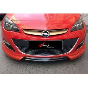 Opel Astra J FL 2012+ - Tampon Ön /Ek Rieger V2 Style, İşlem Yapılmamış Ham Ürün Yüzeyi, Vakum