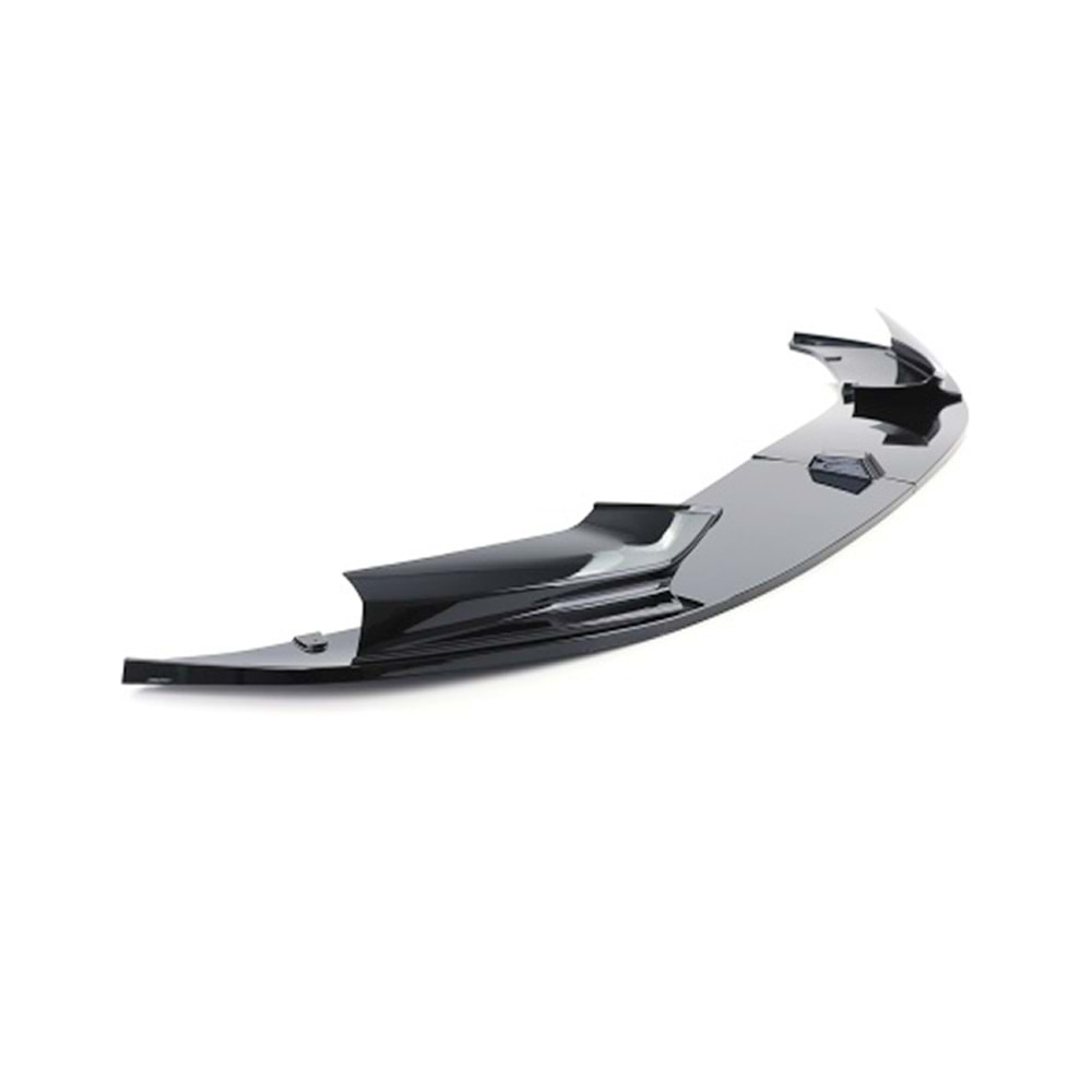 BMW F10 2010+ - Tampon Eki/Ön, M Performance Stil, 2 Parça, Piano Black Boyalı Ürün Yüzeyi, ABS