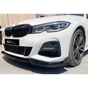 BMW G20 2019+ - Ön Lip M Sport 330i Stil, Piano Black Vakum