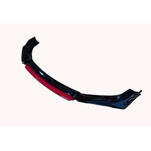 Universal - Tampon Lipi/Ön Flaplı Plus V1 4 Parça, Kırmızı + Piano Black Ürün Yüzeyi, ABS, Set
