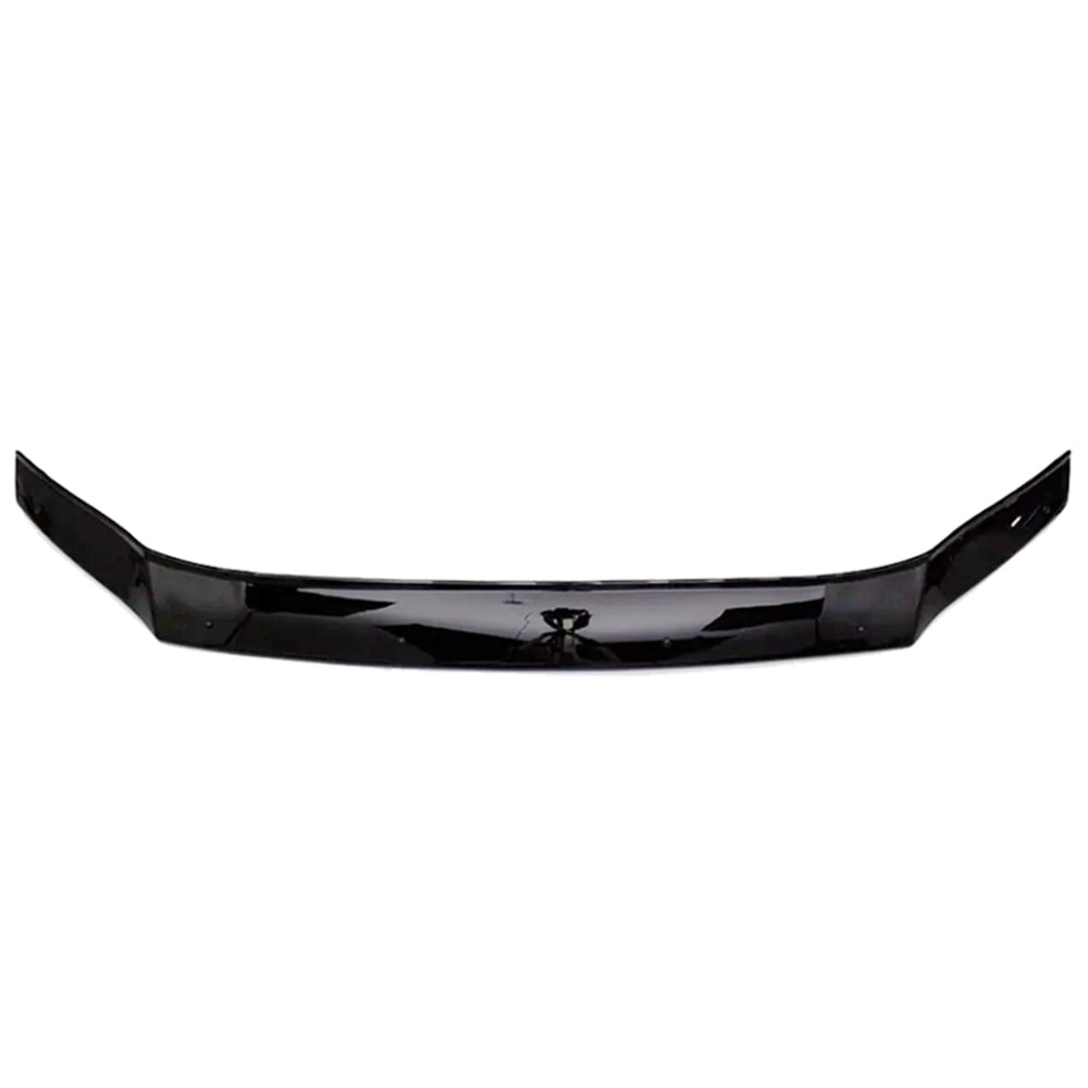 VW. Crafter Mk2 2017+ - Kaput Üzeri Koruma/Üst, B Plus Oem V1 Stil, Klipsli/4 mm, Piano Black Akrilik Ürün Yüzeyi, Set