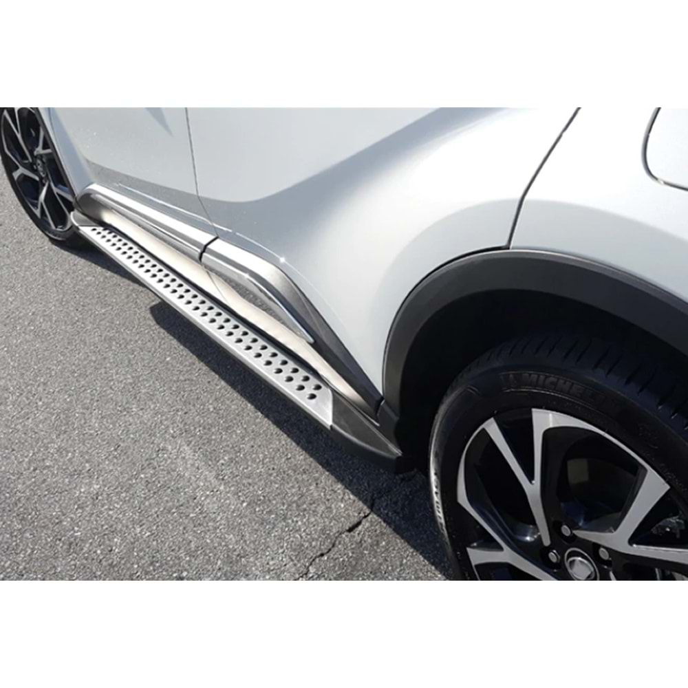 Toyota CHR 2016+ - Basamak Oem Stil Noktalı , ABS Alüminyum Set