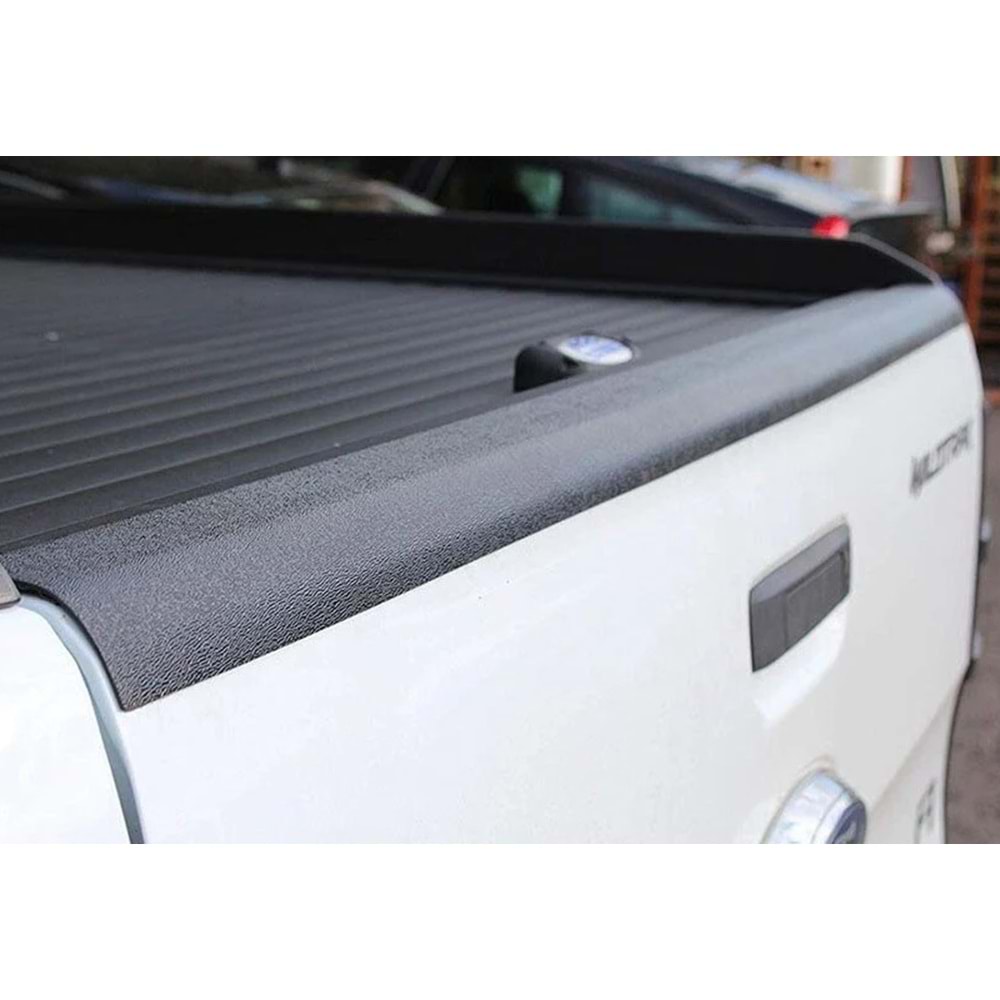 Ford Ranger T6 2011+ - Bagaj Kapağı Kaplaması/Üst A Plus Standart V1 Stil, Mat Siyah Ürün Yüzeyi, Vkm.