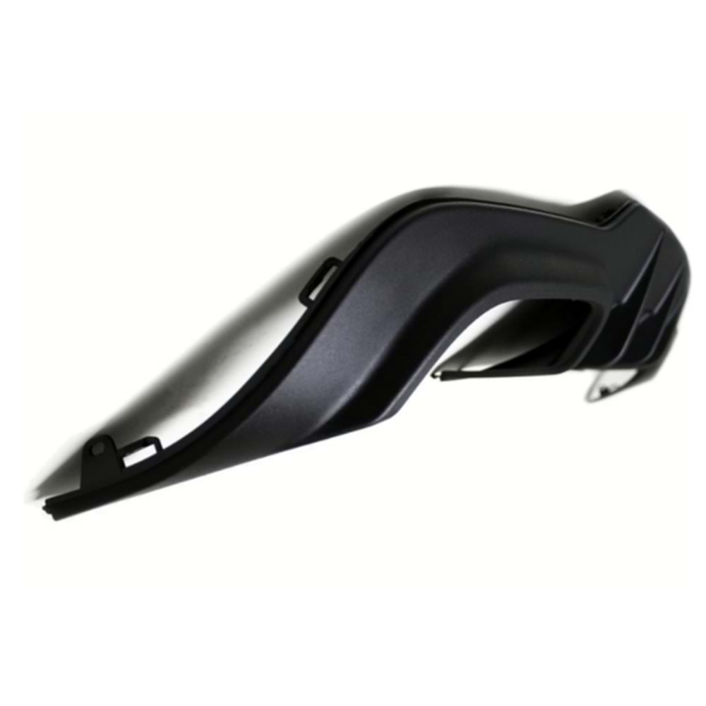 M. Benz W204 FL 2011+ - Difüzör/Arka, C63 AMG Stil, Sağ Sol Çiftli Çıkış, Mat Siyah Ürün Yüzeyi, ABS