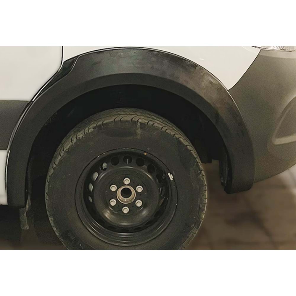 M. Benz W907 3 2019+ - Çamurluk Kaplaması/Üst, A Plus Oem V1 Stil, Mat Siyah Ürün Yüzeyi, Vkm., Set