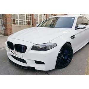 BMW F10 M5 2011+ - Tampon Lipi/Ön, A Plus RKP V1 Stil, Piano Black Parlak Ürün Yüzeyi, Vakum