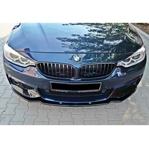 BMW F32 2014+ - Lip/Ön Lip A Plus+ M Pack V1 Stil , Piano Black Parlak Ürün Yüzeyi, Vkm.