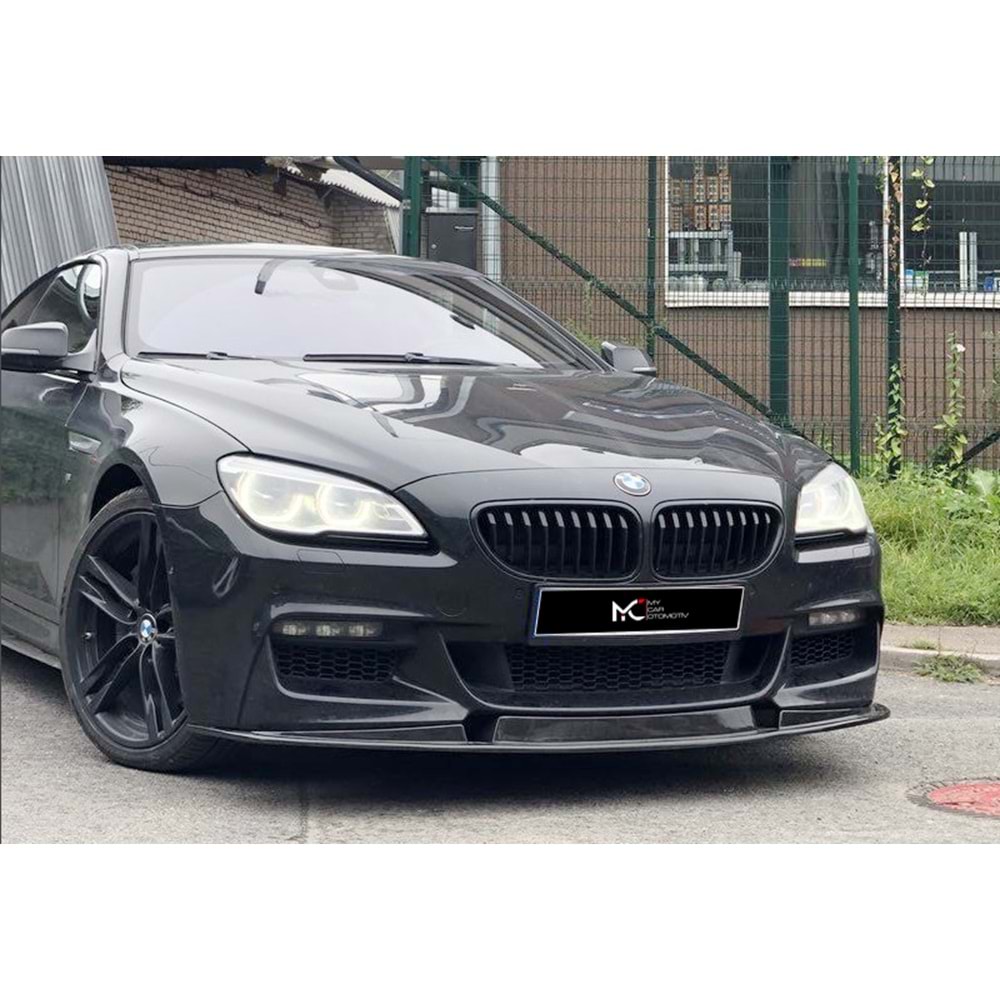 BMW F06 2011+ - Tampon Lipi/Ön, A Plus P Performance Stil, Piano Black Parlak Ürün Yüzeyi, Vakum