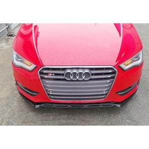 Audi A3 8V HB, S 2012+ - Tampon Lipi/Ön, A Plus Sport Stil, Std. Tmpn., Piano Black Parlak Ürün Yüzeyi, Vakum