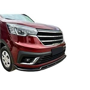 Renault Trafic 3 FL2 2022+ - Tampon Lipi/Ön, A Plus Std Line V1 Stil, Piano Black Parlak Ürün Yüzeyi, Vakum