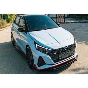 Hyundai I20 N 3 2020+ - Tampon Lipi/Ön, A Plus N V1 Stil, Piano Black Parlak Ürün Yüzeyi, Vakum