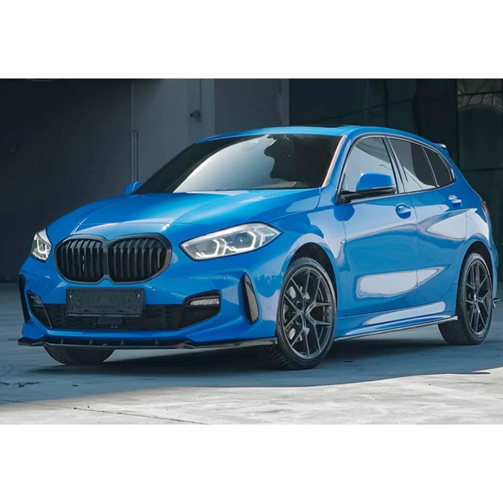 BMW F40 2019+ - Tampon Lipi/Ön, A Plus M Technic V2 Stil Stil, Piano Black Parlak Ürün Yüzeyi, Vakum