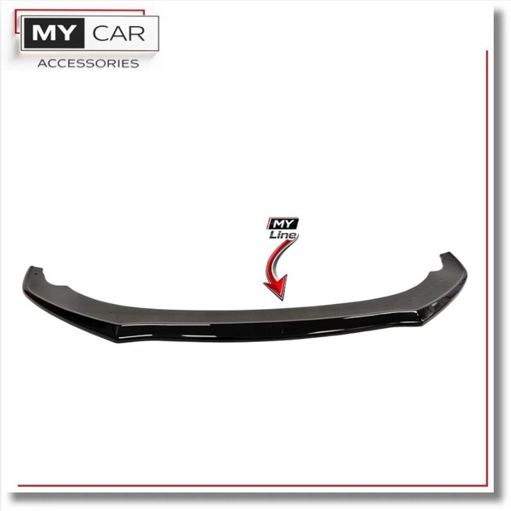 Audi A7 C7 FL 2014+ - Tampon Lipi/Ön, A Plus S7 S Line V1 Stil, Piano Black Parlak Ürün Yüzeyi, Vakum