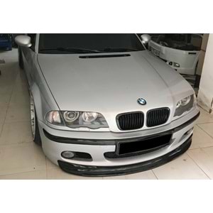 BMW E46 1997+ - Tampon Lipi/Ön, B Plus M Technic CSL V1 Stil, Piano Black Ürün Yüzeyi, Vakum