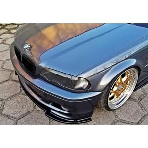 BMW E46 1997+ - Tampon Lipi/Ön, B Plus M Sport/Technic V1 Stil, Piano Black Ürün Yüzeyi, Vacuum