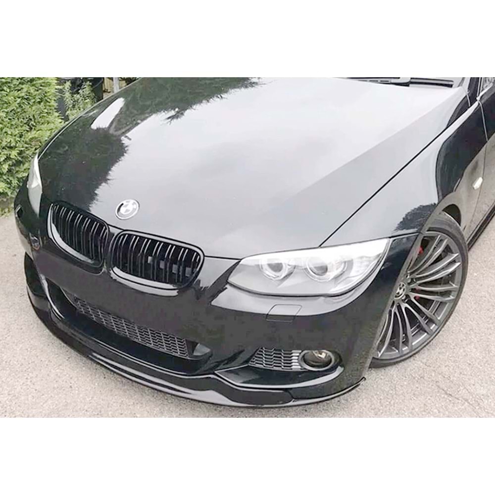 BMW E92 LCI 2009+ - Tampon Lipi/Ön, A Plus M Sport Arkym V1 Stil, Piano Black Parlak Ürün Yüzeyi, Vakum