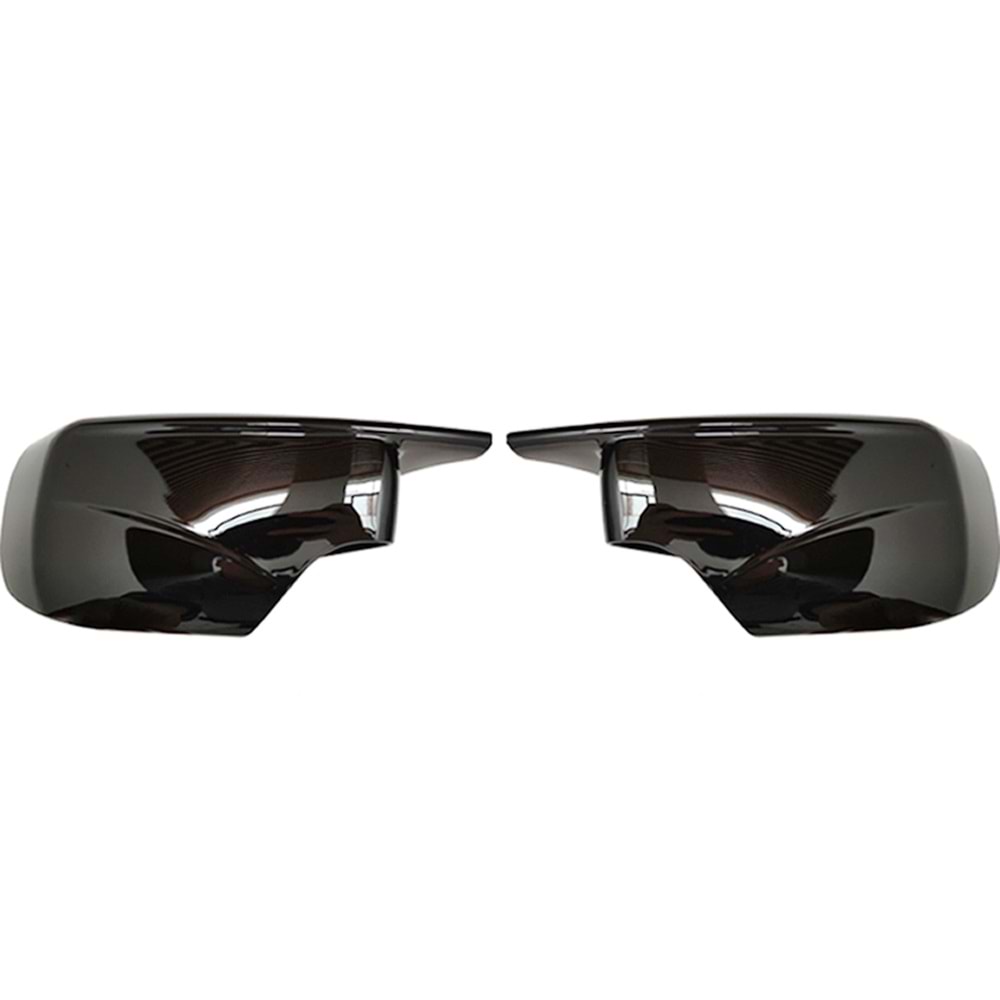 BMW E46 1997+ - Ayna Kapağı, A Plus Batman V2 Stil, Yapıştırma, Piano Black Boyalı Ürün Yüzeti, ABS, Set