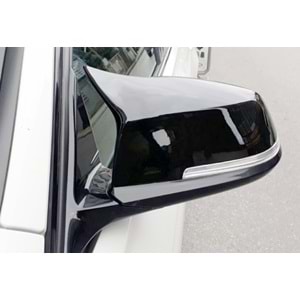BMW F30 2012+ - Ayna Kapağı A Pls+ Batman M3 V2 Stil, İthal, Yapıştırma, Piano Black Boyalı Ürün Yüzeyi, ABS, Set