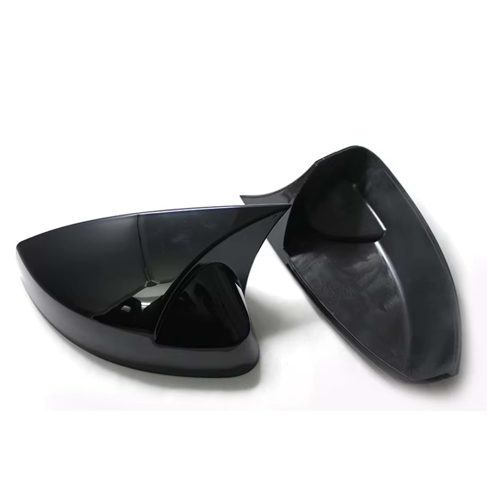 Audi A3 8V 2012+ - Ayna Kapağı, A Pls+ Batman V2 Stil, İthal/Yapıştırma, Piano Black Boyalı Ürün Yüzeyi, ABS, Set