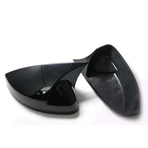 Audi A3 8V 2012+ - Ayna Kapağı, A Pls+ Batman V2 Stil, İthal/Yapıştırma, Piano Black Boyalı Ürün Yüzeyi, ABS, Set