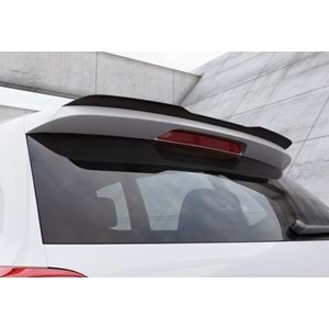 VW Polo Mk5 2009+ - Spoiler B Plus GTI/R Line V1 Stil, Tavan Üzeri, Piano Black Ürün Yüzeyi, Vakum
