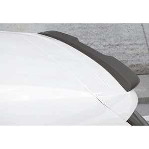 VW Polo Mk5 2009+ - Spoiler B Plus GTI/R Line V1 Stil, Tavan Üzeri, Piano Black Ürün Yüzeyi, Vakum