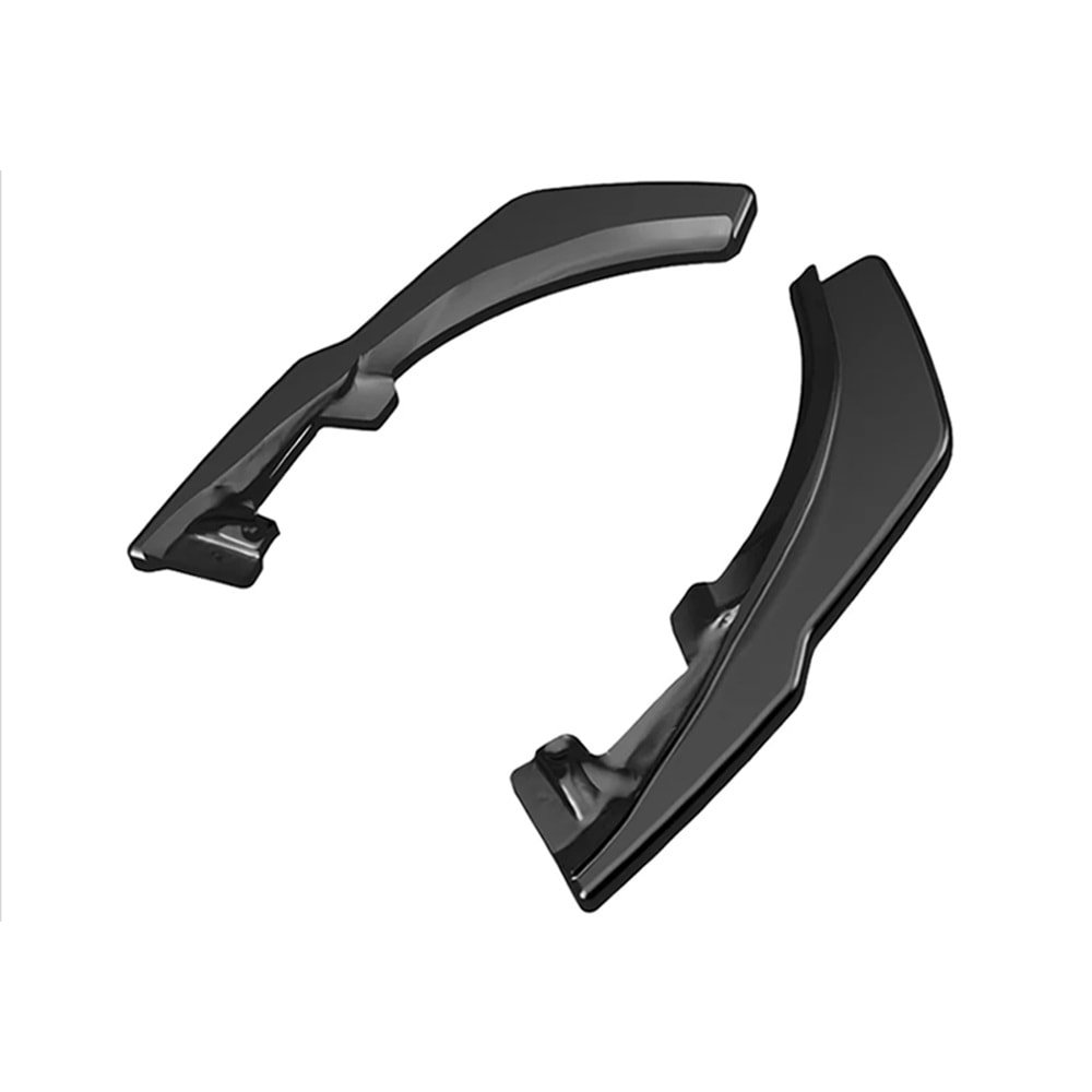 VW Tiguan Mk2 2015+ - Tampon Flap/Arka Yan, A Plus Std. Line/R Line V1 Stil, Piano Black Parlak Ürün Yüzeyi, Vakum, Set