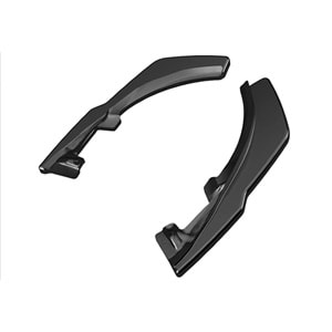 VW Tiguan Mk2 2015+ - Tampon Flap/Arka Yan, A Plus Std. Line/R Line V1 Stil, Piano Black Parlak Ürün Yüzeyi, Vakum, Set