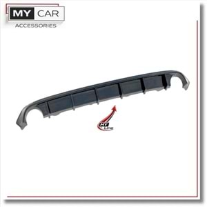 BMW G20 2019+ - Difüzör/Arka, A Plus Std. Line V1 Stil,Std Tmpn., Piano Black Parlak Ürün Yüzeyi, Vakum