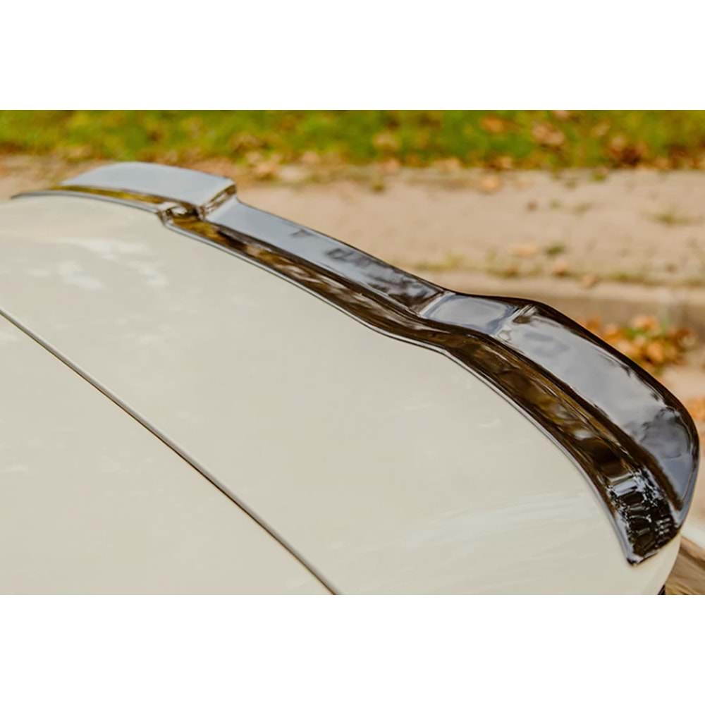 Audi A3 S 8V FL SB 2017+ - Spoiler, A Plus S3/S Line Cap V1 Stil, Tavan üzeri, Çift Taraflı Piano Black Parlak Ürün Yüzeyi, Vakum