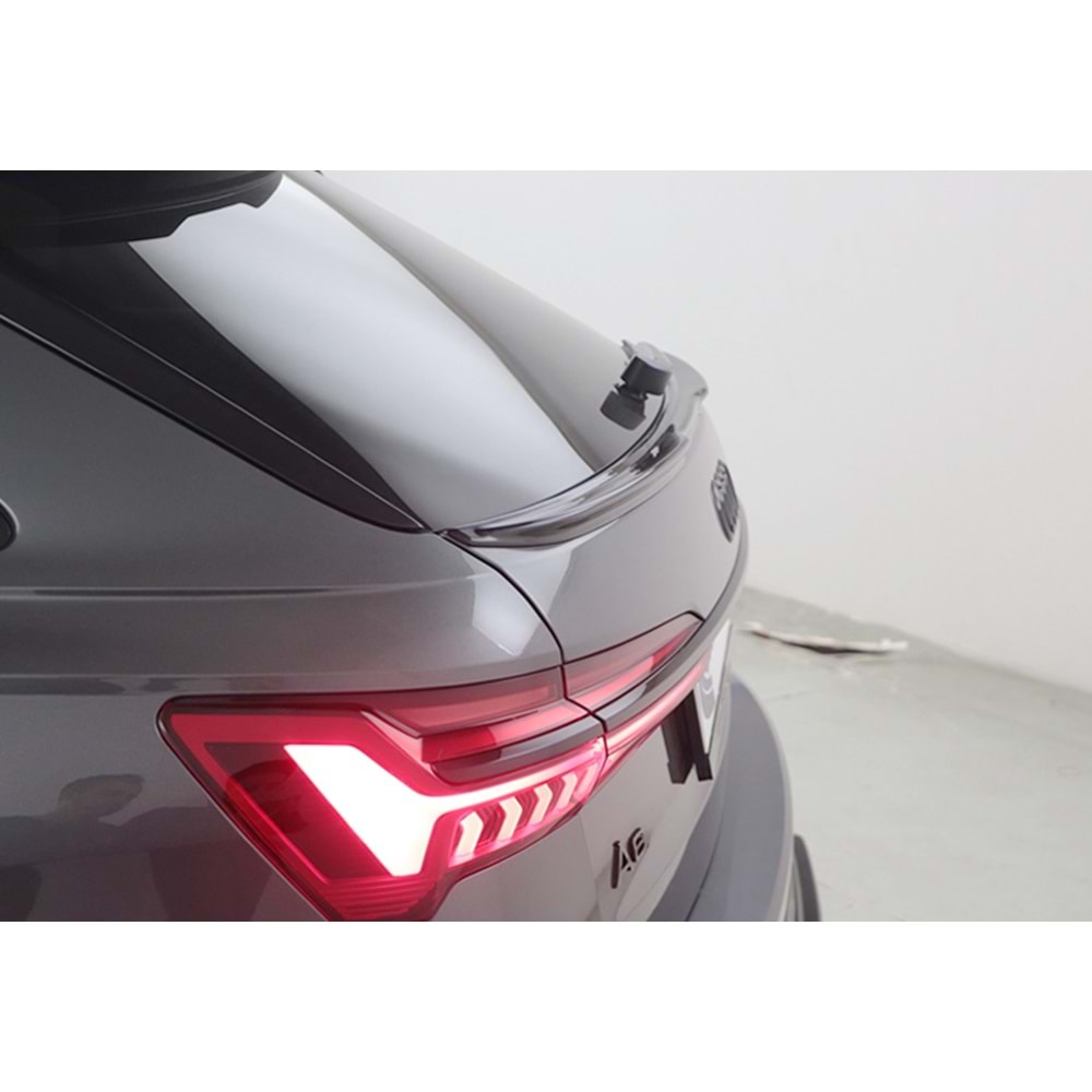 Audi A6 S C8 2018+ - Spoiler, A Plus S6/S Line V3 Stil, Cam Altı, Piano Black Parlak Ürün Yüzeyi, Vakum