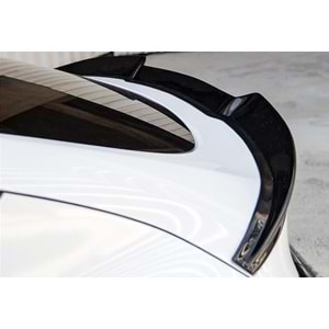Tesla Model Y 1 2020+ - Spoiler, A Plus Std. Line Cap V1 Stil, Cam Altı, Piano Black Parlak Ürün Yüzeyi, Vakum
