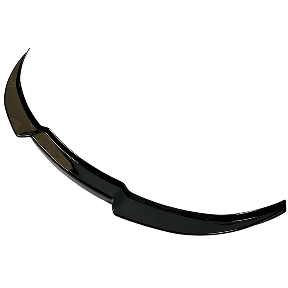 Tesla Model Y 1 2020+ - Spoiler, A Plus Std. Line Cap V1 Stil, Cam Altı, Piano Black Parlak Ürün Yüzeyi, Vakum