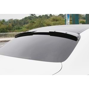 M. Benz W205 2015+ - Spoiler M4 V2 Stil Cam Üzeri , Piano Black ABS