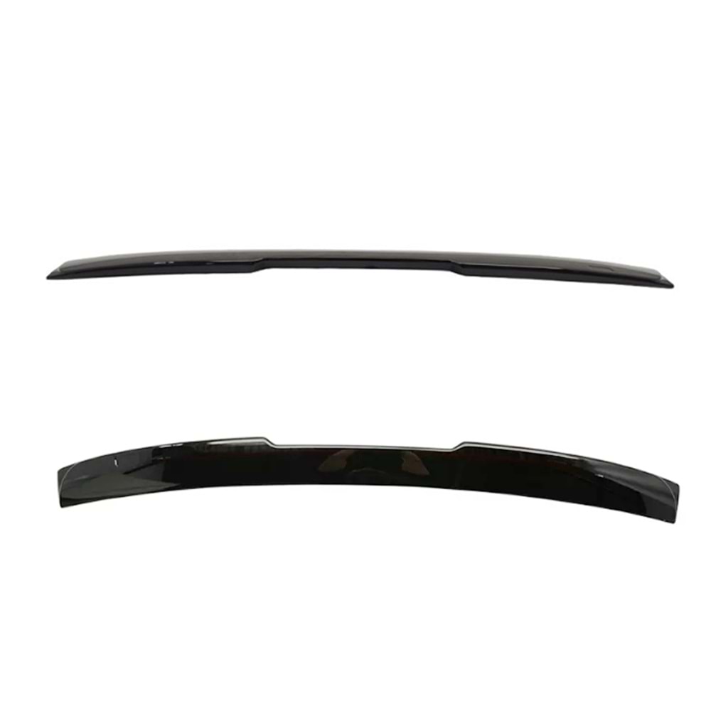 BMW E60 2003+ - Spoiler, M4 V2 Stil, Cam Üzeri, Piano Black Boyalı Ürün Yüzeyi, ABS