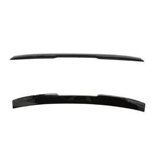 BMW E60 2003+ - Spoiler, M4 V2 Stil, Cam Üzeri, Piano Black Boyalı Ürün Yüzeyi, ABS